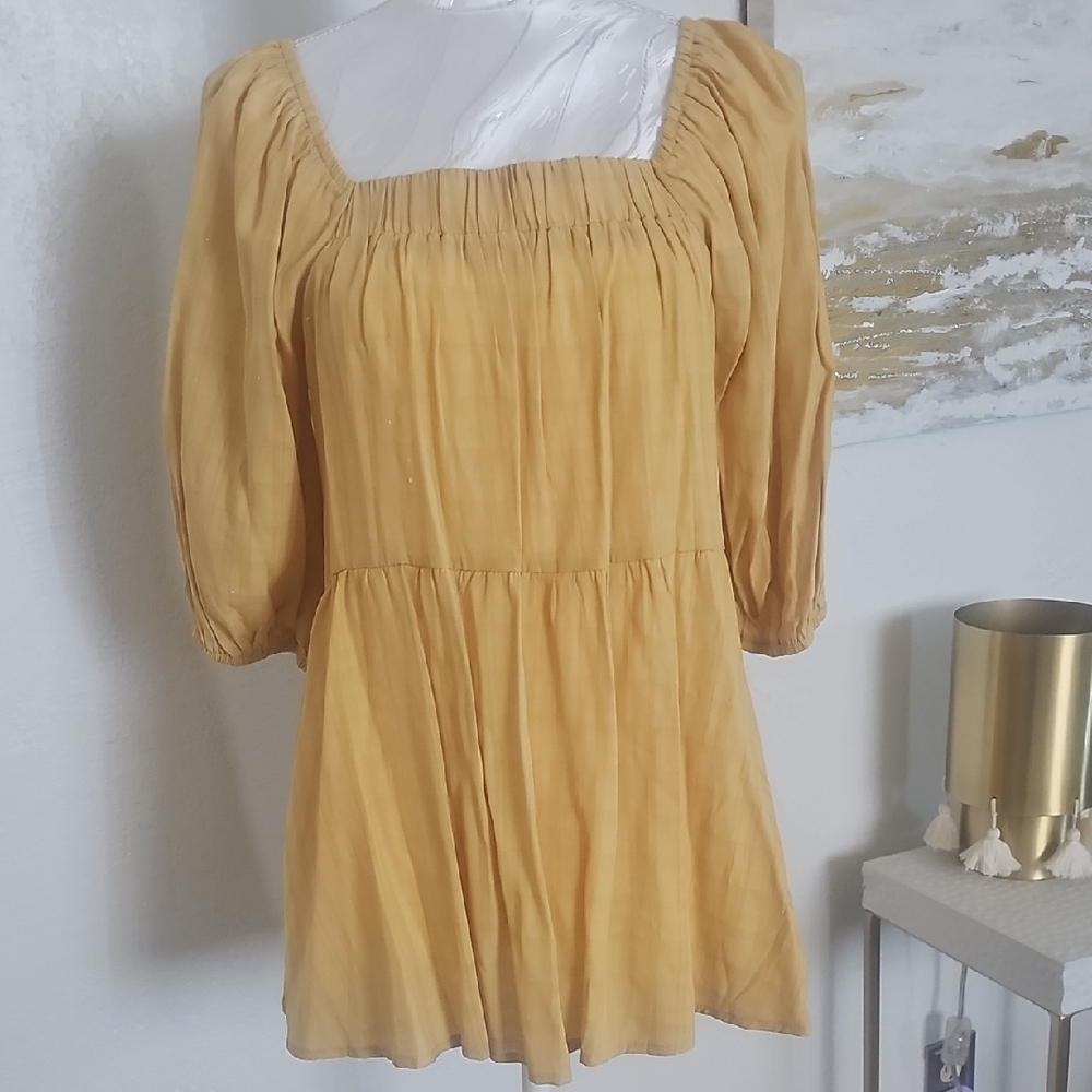 Women's Mustard Yellow Top